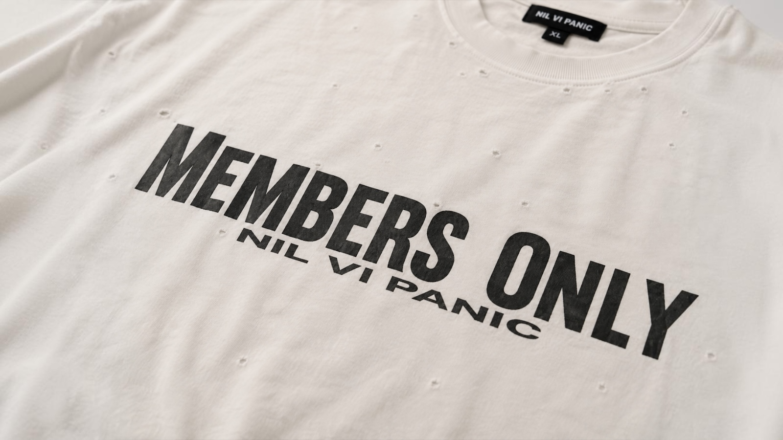 Front view of MEMBERS ONLY Tee